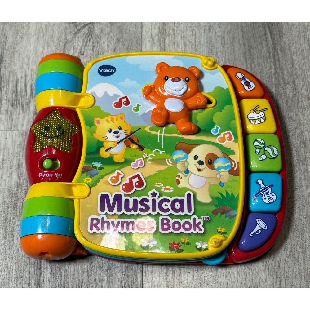 VTech Musical‎ Rhymes Book Interactive Learning Toy Baby Toddler Songs Sounds